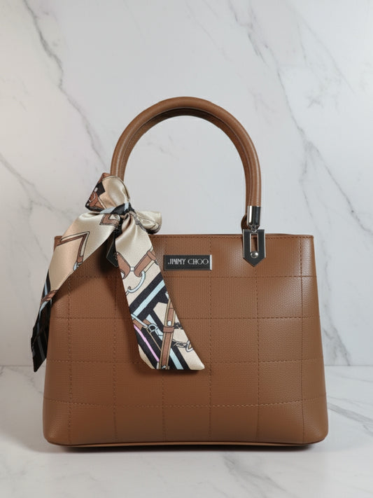 Tan Double Pocket Bag