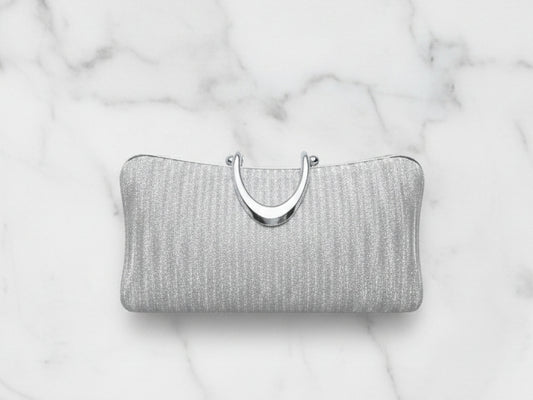 Silver Equine Clutch