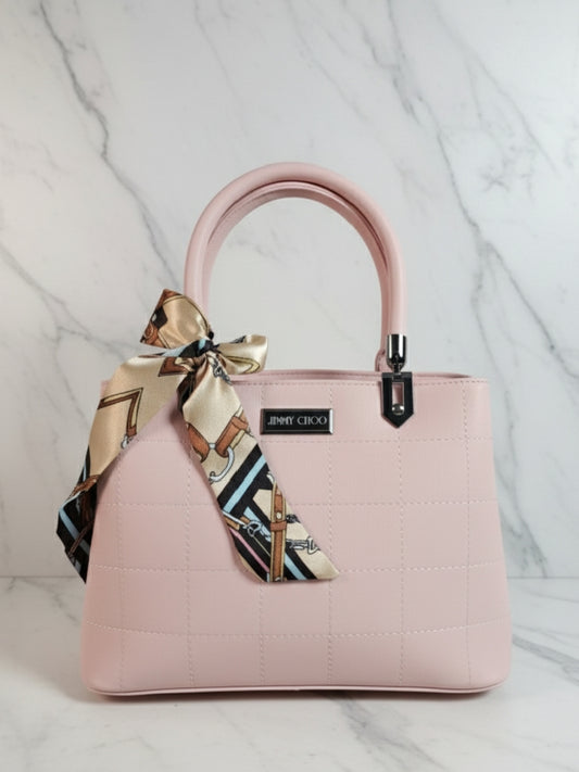 Pink Double Pocket Bag