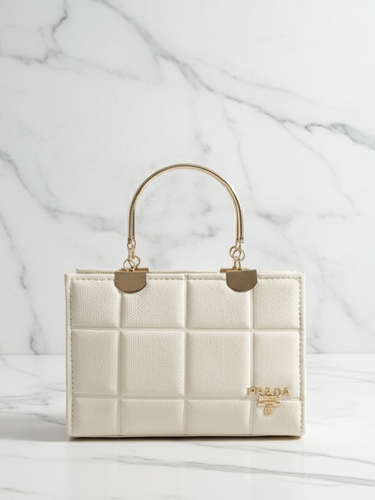 White Boxy Bag