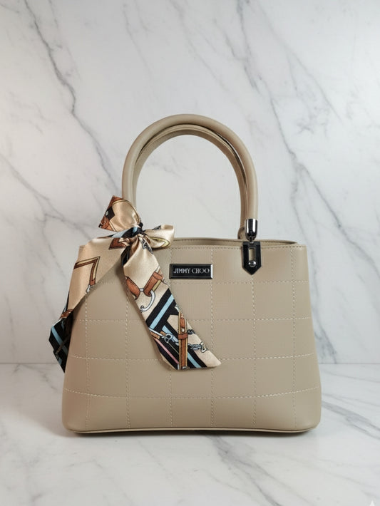 Beige Double Pocket Bag