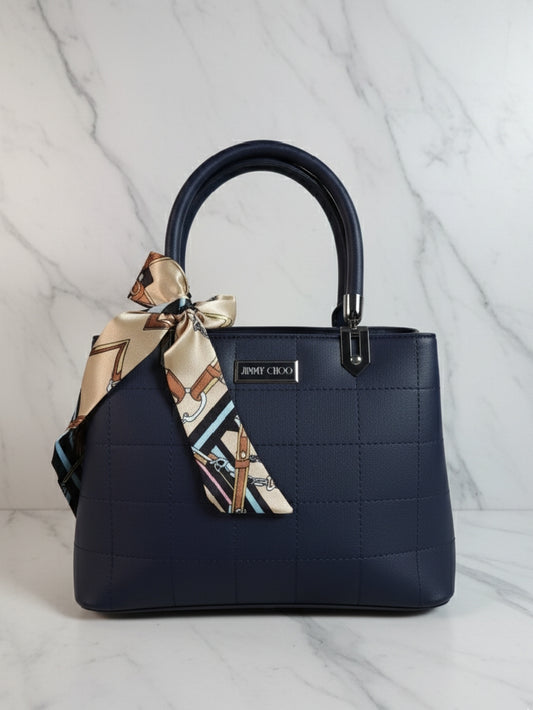 Blue Double Pocket Bag