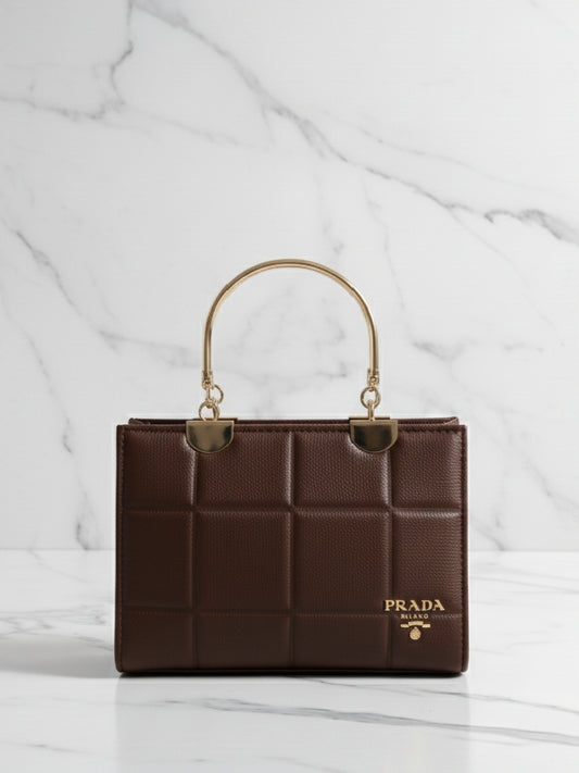 Brown Boxy Bag