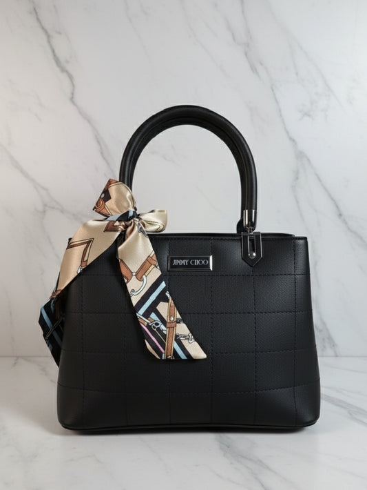 Black Double Pocket Bag