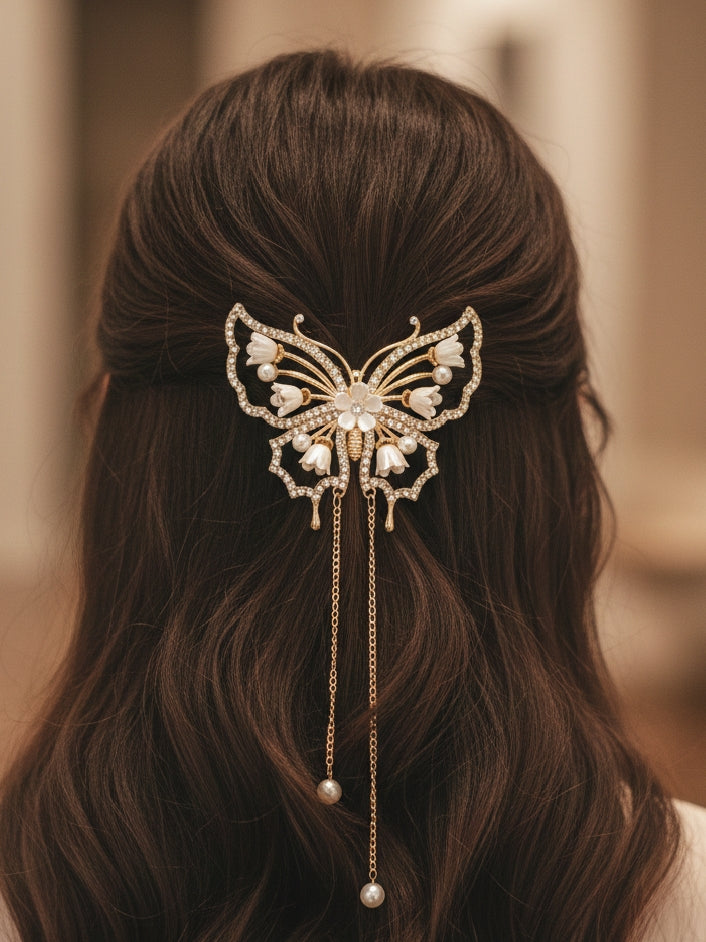 Golden Butterfly Hair Clipper