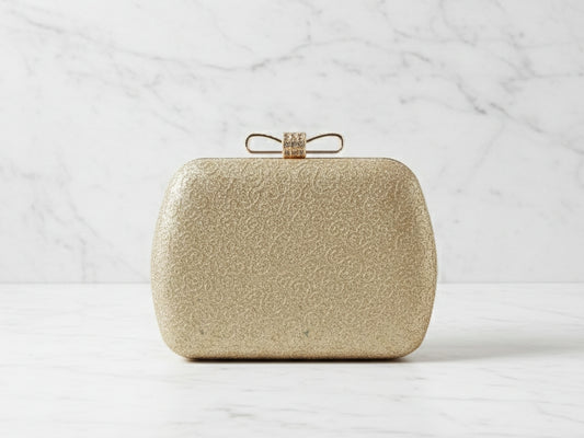 Golden Bow Clutch
