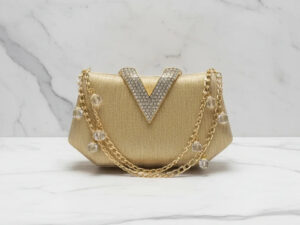 Golden Double Chain V Clutch