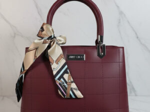 Maroon Double Pocket Bag