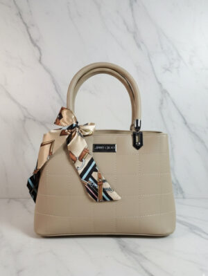 Beige Double Pocket Bag