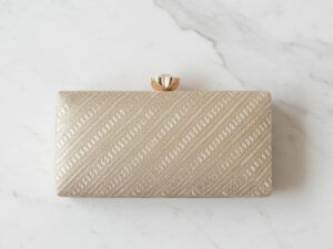 Golden File Clutch