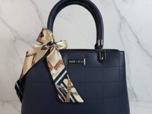 Blue Double Pocket Bag