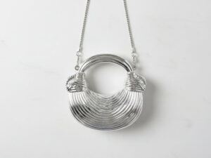 Acrylic Silver Mini Clutch