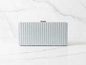 Silver Box Clutch